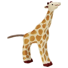 Holztiger Žirafa, malá, kŕmiaca sa