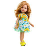 Paola Reina Oblečenie pre bábiky Kvetinové šaty Dáša 32cm - cena, srovnání