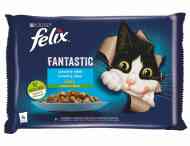 Felix Fantastic Lahodný výber so zeleninou v želé, losos a pstruh 4x85g - cena, srovnání