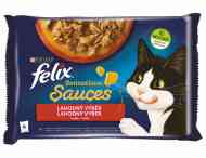 Felix Sensations Sauces Lahodný výber v omáčke, morka a jahňa 4x85g - cena, srovnání