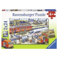 Ravensburger 091911 Vlaková stanica 2x24 - cena, srovnání