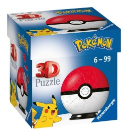Ravensburger Puzzle-Ball Pokémon: Pokeball Motív 1 54