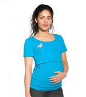 Be Maa Maa Tehotenské, dojčiace tričko Flamingo - cena, srovnání