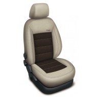 Automega Autopotahy na Nissan Pathfinder, 7 míst, od r. 2005 - 2010, Authentic Velvet III., velvet béžová béžová/hnědá 7 2588 - cena, srovnání