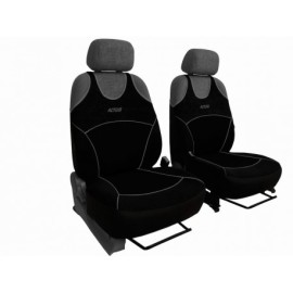 Automega Autopotahy na přední sedadla Active Sport Alcantara, černá 3 0806
