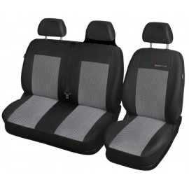 Automega Autopotahy na Renault Master, 3 místa, dělené dvouopěradlo i sedadlo, od r. 2010, Lux style šedo černá 4 1150.
