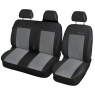 Automega Autopotahy na Renault Master, 3 místa, dělené dvouopěradlo i sedadlo, od r. 2010, Lux style šedo černá 4 1150. - cena, srovnání