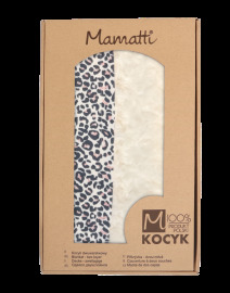 Mamatti Detská bavlnená deka s minky Gepardík
