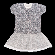 Mamatti Dojčenské šaty s tylom kr. rukáv Gepardík - cena, srovnání