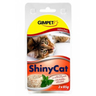 Gimpet Shiny Cat kura+papája 24x 2x70g - cena, srovnání