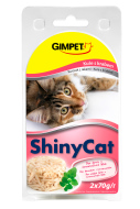Gimpet ShinyCat konzerva kura & krab 2x70g - cena, srovnání