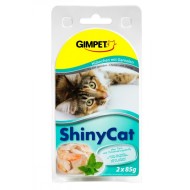 Gimpet ShinyCat konzerva krevety + kuracie 16x 2x70g - cena, srovnání