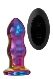 Dream Toys Glamour Glass Remote Vibe Curved Plug