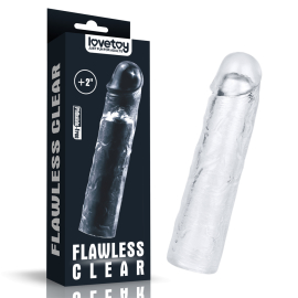 Lovetoy Flawless Clear Penis Sleeve Add 2"