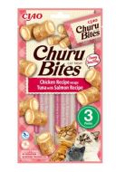 Churu Cat Bites Chicken wraps & Tuna Salmon Purée 3x10g - cena, srovnání
