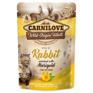 Carnilove Cat Pouch Rich in Rabbit Enriched with Marigold 85g