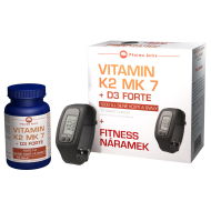 Pharma Activ Vitamín K2 MK 7 + D3 Forte 125tbl - cena, srovnání