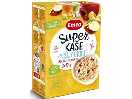 Emco Super kaša Jablká & Marhule 3x55g