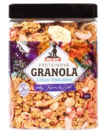 Big Boy Proteinová granola s bílou čokoládou 360g