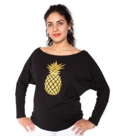 Be Maa Maa Tehotenská mikina, tričko Ananas