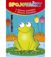 Spojovačky s dúhovou pastelkou - žaba - cena, srovnání