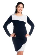Be Maa Maa Tehotenské / dojčiace šaty Jane, dlhý rukáv - cena, srovnání