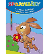 Spojovačky s dúhovou pastelkou - zajac - cena, srovnání