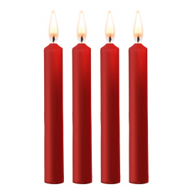 Ouch! Teasing Wax Candles Parafin 4ks Red