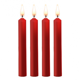 Ouch! Teasing Wax Candles Parafin 4ks Red