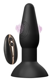 Black Velvet Thumping Rectum Butt Plug