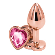 NS Novelties Rear Assets Rose Gold Heart S - cena, srovnání