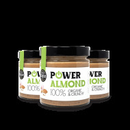 Powerlogy Organic Almond Butter 3x330g - cena, srovnání