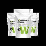 Powerlogy Organic Coffee 3x250g - cena, srovnání