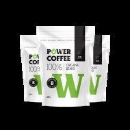 Powerlogy Organic Coffee Strong 3x250g - cena, srovnání
