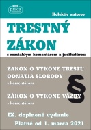 Trestný zákon s komentárom a judikatúrou platný od 1.marca 2021 - cena, srovnání