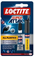 Loctite Super Attak All Plastics 2g + 4ml - cena, srovnání
