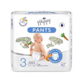 Bella Happy Pants 3 Midi 6-11kg 26ks