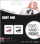 Baby Dab Farba na detské odtlačky 2 ks fialová, šedá - cena, srovnání