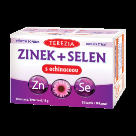 Terezia Company Zinok + selén s echinaceou 30tbl