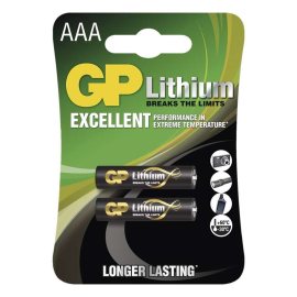 GP Lithium FR03 AAA 2ks