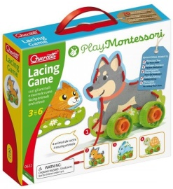 Quercetti Lacing Game animals & wheels