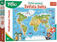 Trefl Puzzle Treflíci spoznávajú zvieratá sveta - cena, srovnání