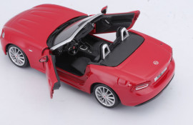 Bburago 1:24 Plus Fiat 124 Spider Red