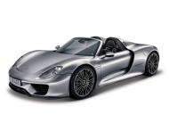 Bburago 1:24 Plus Porsche 918 Spyder Metallic Grey - cena, srovnání