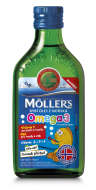 Möllers Omega 3 Ovocná příchuť 250ml - cena, srovnání
