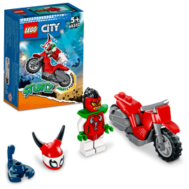 Lego City 60332 Škorpiónova kaskadérska motorka