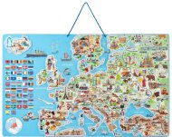 Woody Magnetická mapa EURÓPY, spoločenská hra 3 v 1 - cena, srovnání