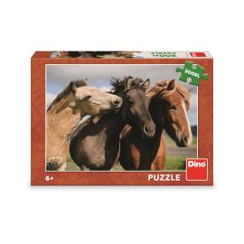 Dino Puzzle Farebné kone 300 XL