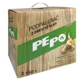 Pe-Po Podpaľovač z drevitej vlny 150 ks