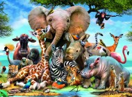 Ravensburger Puzzle Africkí priatelia 300 - cena, srovnání